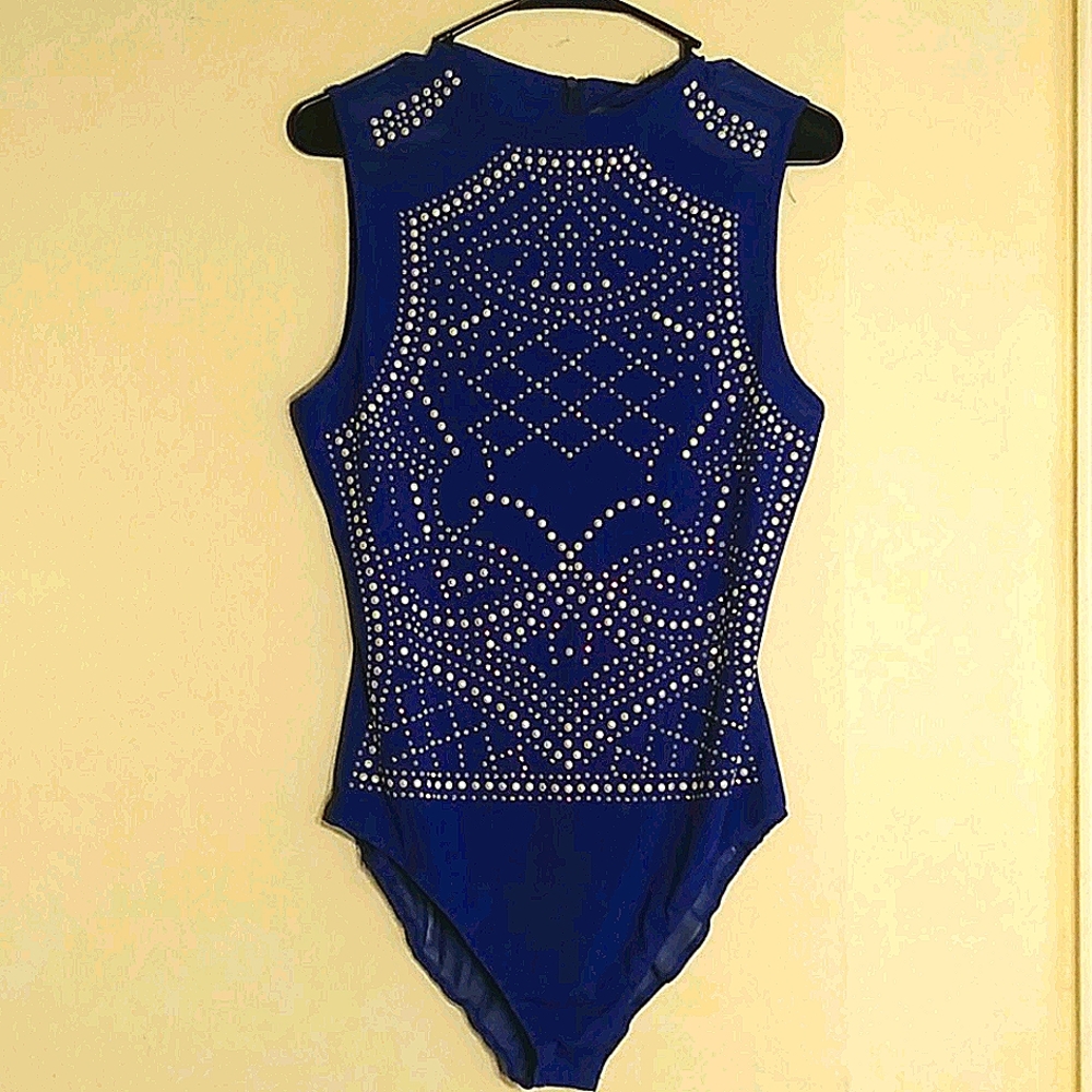 Gorgeous Blue Bodysuit